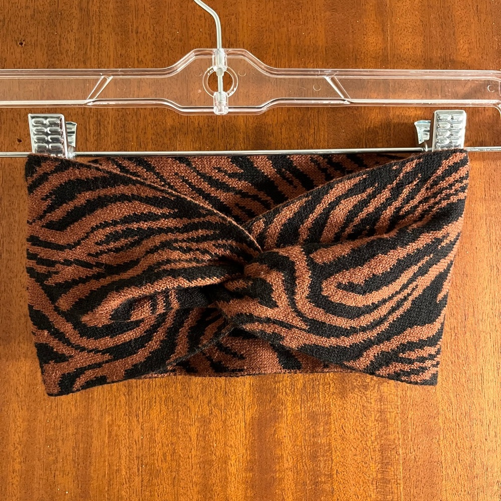 Express Zebra Print Head Band